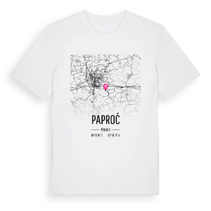 Paproć karta t-shirt – ekologisk bomull t-shirt från PinShirt