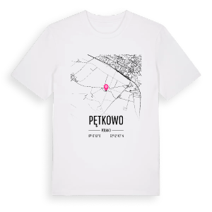 Pętkowo karta t-shirt – ekologisk bomull t-shirt från PinShirt