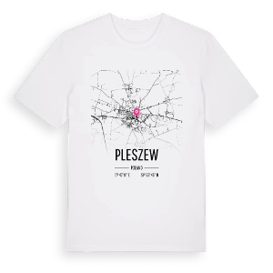 Pleszew karta t-shirt – ekologisk bomull t-shirt från PinShirt