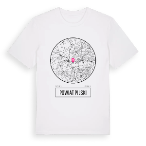 powiat pilski t-shirt – ekologisk bomull t-shirt från PinShirt