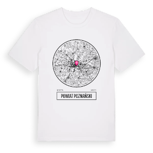 powiat poznański t-shirt – ekologisk bomull t-shirt från PinShirt