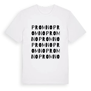 Promno ordlek t-shirt – ekologisk bomull t-shirt från PinShirt
