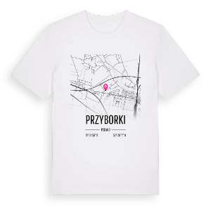 Przyborki karta t-shirt – ekologisk bomull t-shirt från PinShirt