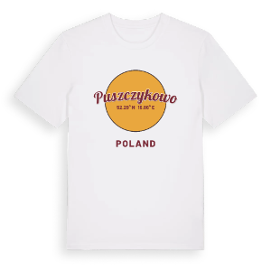 Puszczykowo cirkel t-shirt – ekologisk bomull t-shirt från PinShirt
