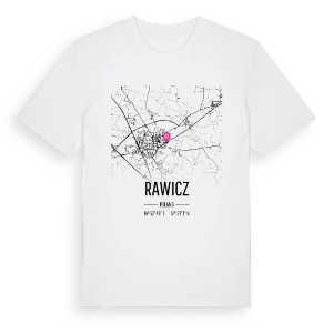 Rawicz karta t-shirt – ekologisk bomull t-shirt från PinShirt