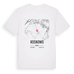Rosnowo karta t-shirt – ekologisk bomull t-shirt från PinShirt