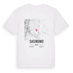 Sasinowo karta t-shirt – ekologisk bomull t-shirt från PinShirt