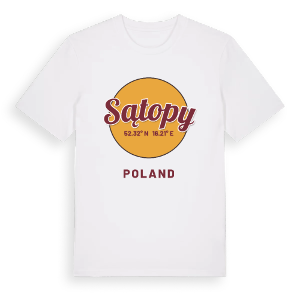 Sątopy cirkel t-shirt – ekologisk bomull t-shirt från PinShirt