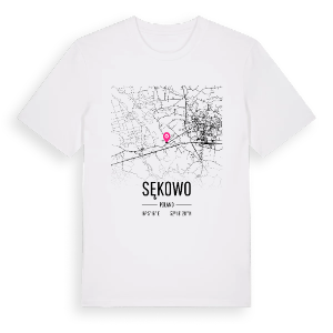 Sękowo karta t-shirt – ekologisk bomull t-shirt från PinShirt