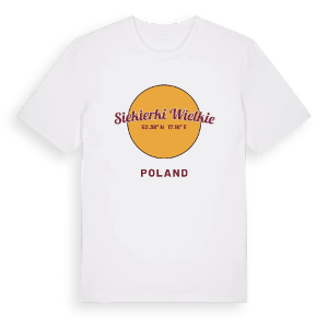 Siekierki Wielkie cirkel t-shirt – ekologisk bomull t-shirt från PinShirt