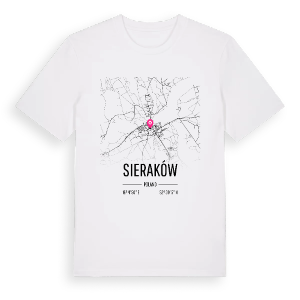 Sieraków karta t-shirt – ekologisk bomull t-shirt från PinShirt