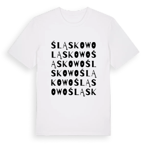 Śląskowo ordlek t-shirt – ekologisk bomull t-shirt från PinShirt