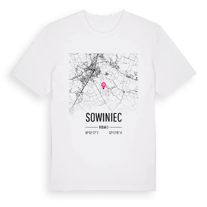 Sowiniec karta t-shirt – ekologisk bomull t-shirt från PinShirt