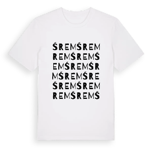 Śrem ordlek t-shirt – ekologisk bomull t-shirt från PinShirt