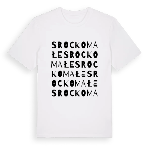 Srocko Małe ordlek t-shirt – ekologisk bomull t-shirt från PinShirt