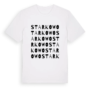 Starkowo ordlek t-shirt – ekologisk bomull t-shirt från PinShirt