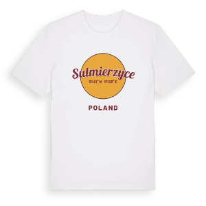 Sulmierzyce cirkel t-shirt – ekologisk bomull t-shirt från PinShirt