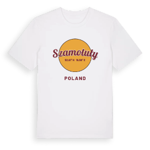 Szamotuły cirkel t-shirt – ekologisk bomull t-shirt från PinShirt