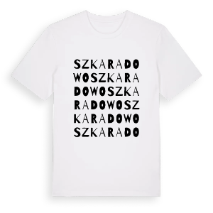 Szkaradowo ordlek t-shirt – ekologisk bomull t-shirt från PinShirt