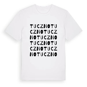 Tuczno ordlek t-shirt – ekologisk bomull t-shirt från PinShirt