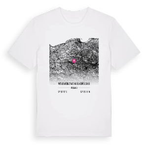 województwo wielkopolskie karta t-shirt – ekologisk bomull t-shirt från Pinshirt