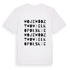 województwo wielkopolskie ordlek t-shirt – ekologisk bomull t-shirt från Pinshirt