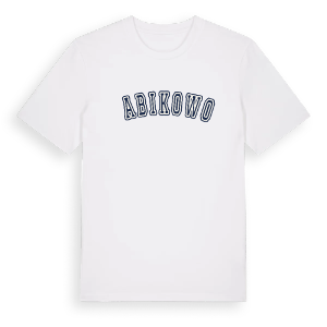 Żabikowo college t-shirt – ekologisk bomull t-shirt från PinShirt