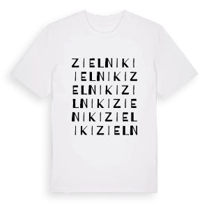 Zielniki ordlek t-shirt – ekologisk bomull t-shirt från PinShirt