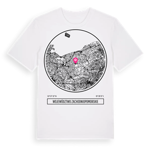 województwo zachodniopomorskie t-shirt – ekologisk bomull t-shirt från Pinshirt