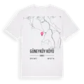 Güneyköy Köyü karta t-shirt