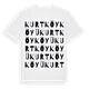 Kurtköy Köyü ordlek t-shirt