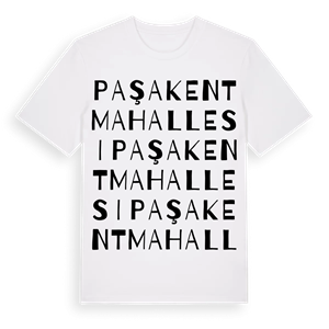 Paşakent Mahallesi ordlek t-shirt – ekologisk bomull t-shirt från Pinshirt