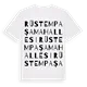 Rüstem Paşa Mahallesi ordlek t-shirt