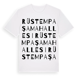 Rüstem Paşa Mahallesi ordlek t-shirt – ekologisk bomull t-shirt från Pinshirt