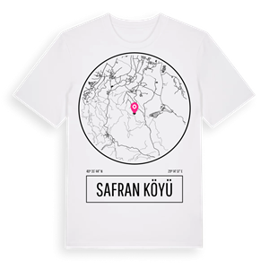 Safran Köyü t-shirt – ekologisk bomull t-shirt från Pinshirt