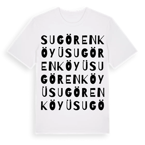 Sugören Köyü ordlek t-shirt – ekologisk bomull t-shirt från Pinshirt