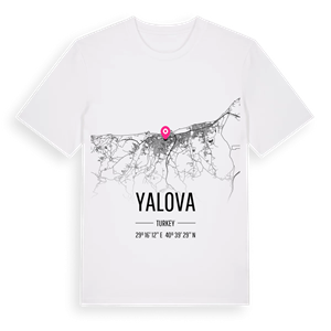 Yalova karta t-shirt – ekologisk bomull t-shirt från Pinshirt