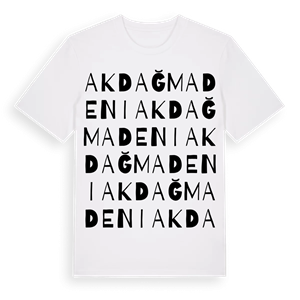 Akdağmadeni ordlek t-shirt – ekologisk bomull t-shirt från Pinshirt