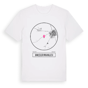 Bahçeler Mahallesi t-shirt – ekologisk bomull t-shirt från Pinshirt