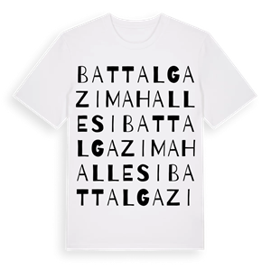 Battalgazi Mahallesi ordlek t-shirt – ekologisk bomull t-shirt från Pinshirt