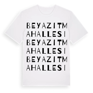 Beyazıt Mahallesi ordlek t-shirt – ekologisk bomull t-shirt från Pinshirt