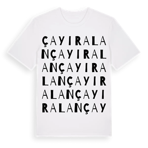 Çayıralan ordlek t-shirt – ekologisk bomull t-shirt från Pinshirt
