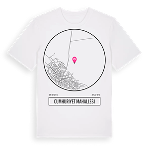 Cumhuriyet Mahallesi t-shirt – ekologisk bomull t-shirt från Pinshirt