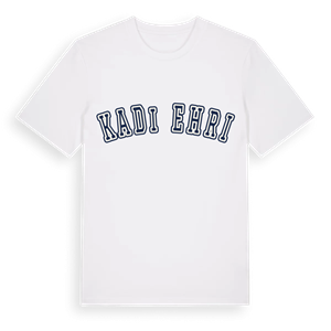 Kadışehri college t-shirt – ekologisk bomull t-shirt från Pinshirt