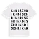 Kadışehri ordlek t-shirt