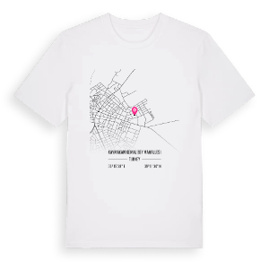 Kaymakam Kemal Bey Mahallesi karta t-shirt – ekologisk bomull t-shirt från Pinshirt