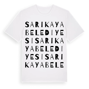 Sarıkaya Belediyesi ordlek t-shirt – ekologisk bomull t-shirt från Pinshirt