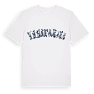 Yenifakılı college t-shirt – ekologisk bomull t-shirt från Pinshirt