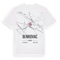 Benkovac karta t-shirt