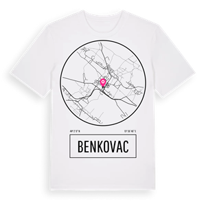Benkovac t-shirt – ekologisk bomull t-shirt från Pinshirt